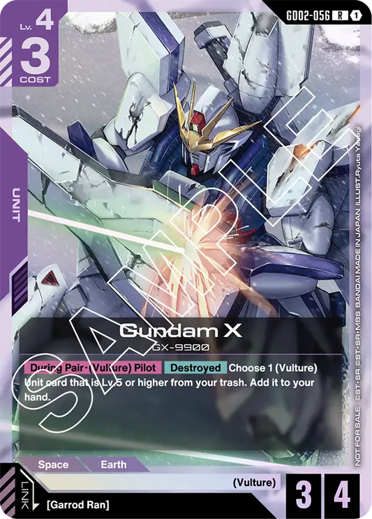 Gundam X (GD02 056) - Alt Art A1