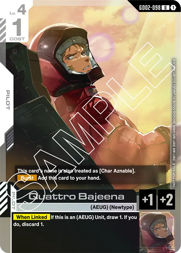 Quattro Bajeena (GD02 098) - Alt Art A1