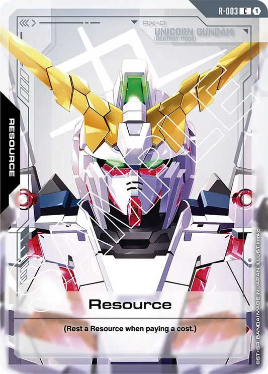 Resource (GD01 R 003)