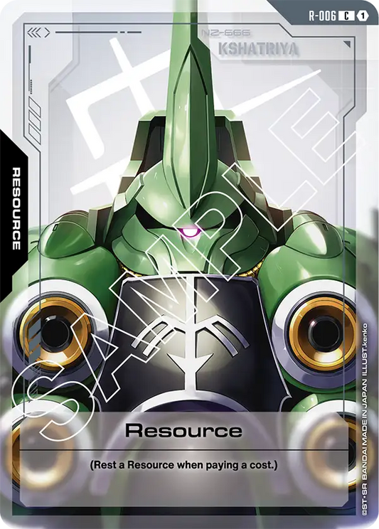 Resource (GD01 R 006)