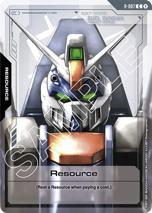 Resource (GD01 R 007)