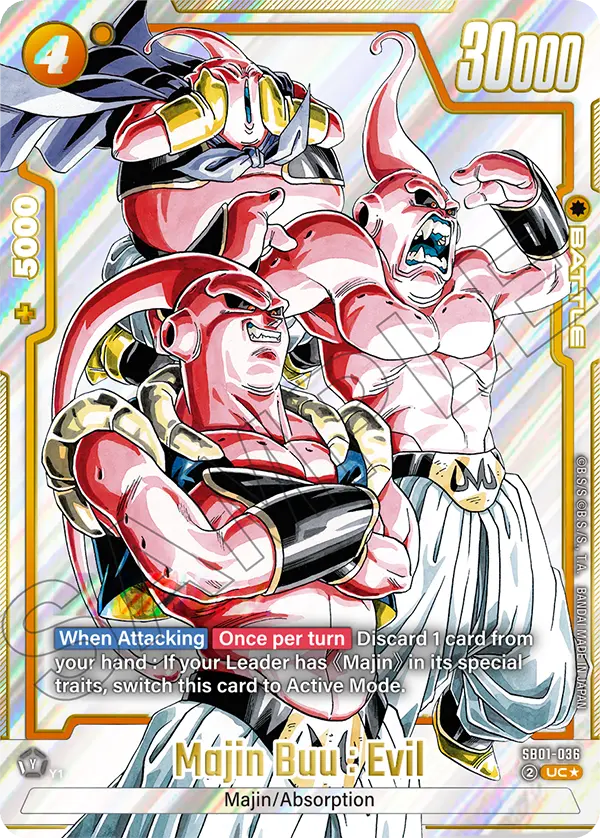Majin Buu : Evil (SB01 036) - Alt Art A1