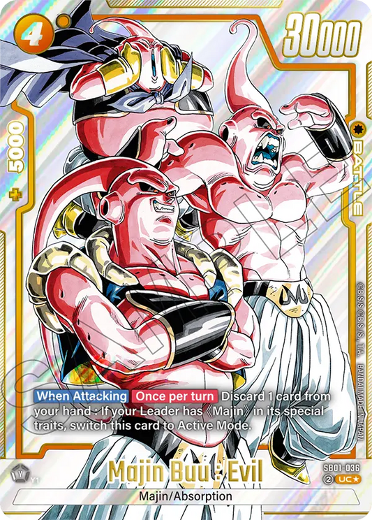 Majin Buu : Evil (SB01 036) - Alt Art A1