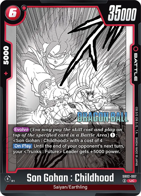 Son Gohan : Childhood (SB02 007)