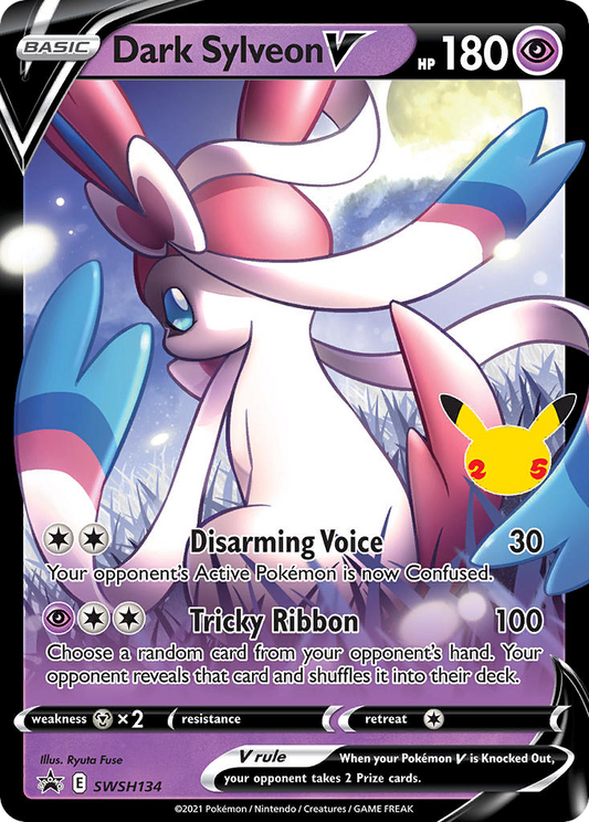 Dark Sylveon V [SWSH Black Star Promos-SWSH134]