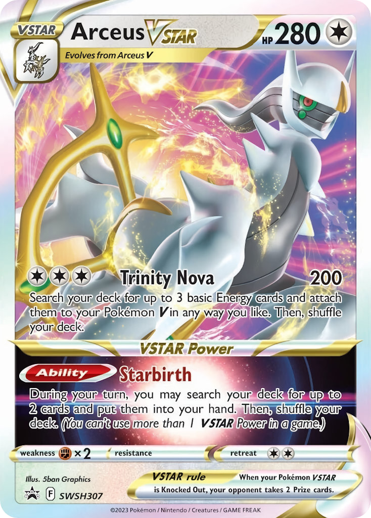 Arceus VSTAR [SWSH Black Star Promos-SWSH307]
