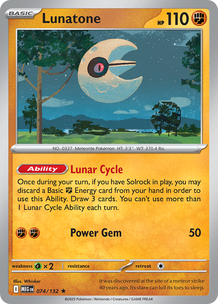 Lunatone [Mega Evolution-74]