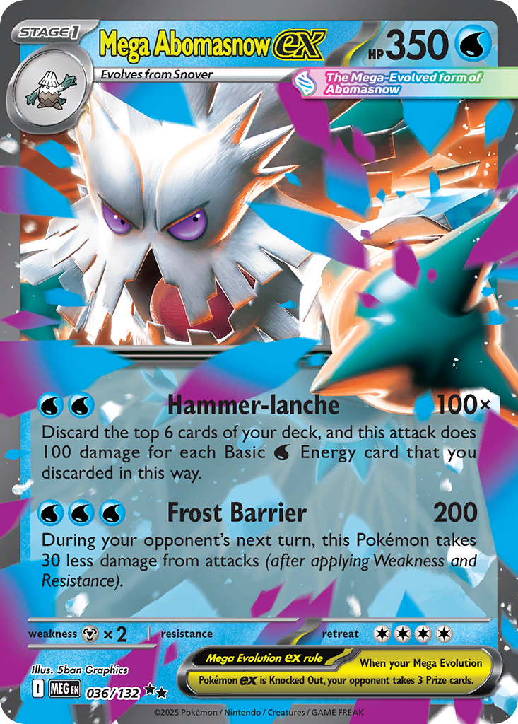 Mega Abomasnow ex [Mega Evolution-36]