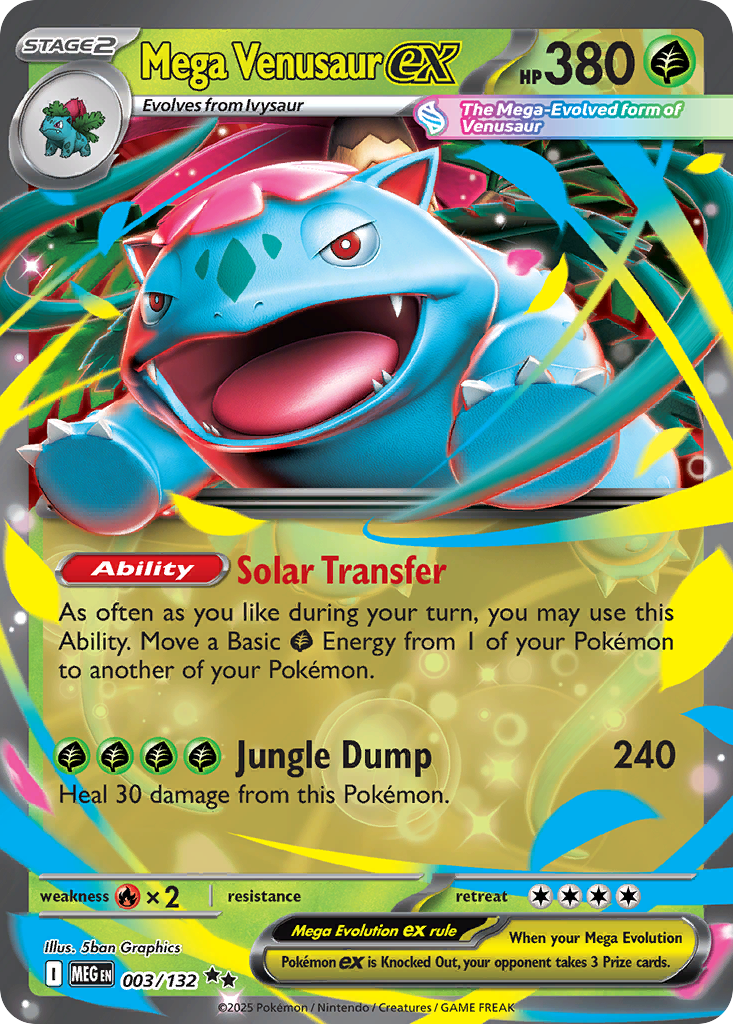 Mega Venusaur ex [Mega Evolution-3]