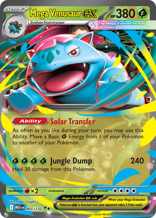 Mega Venusaur ex [Mega Evolution-3]
