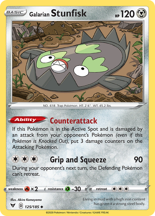 Galarian Stunfisk [Vivid Voltage-125]