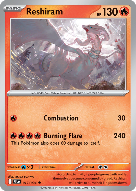 Reshiram [Phantasmal Flames-17]