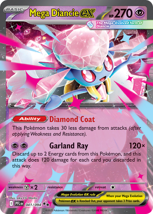 Mega Diancie ex [Phantasmal Flames-41]
