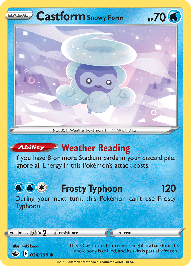 Castform Snowy Form [Chilling Reign-34]