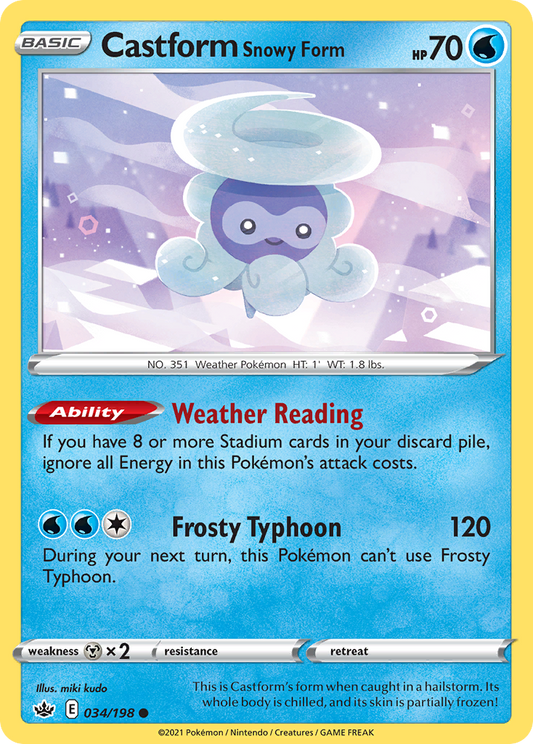Castform Snowy Form [Chilling Reign-34]