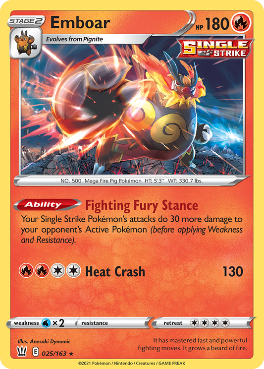 Emboar [Battle Styles-25]