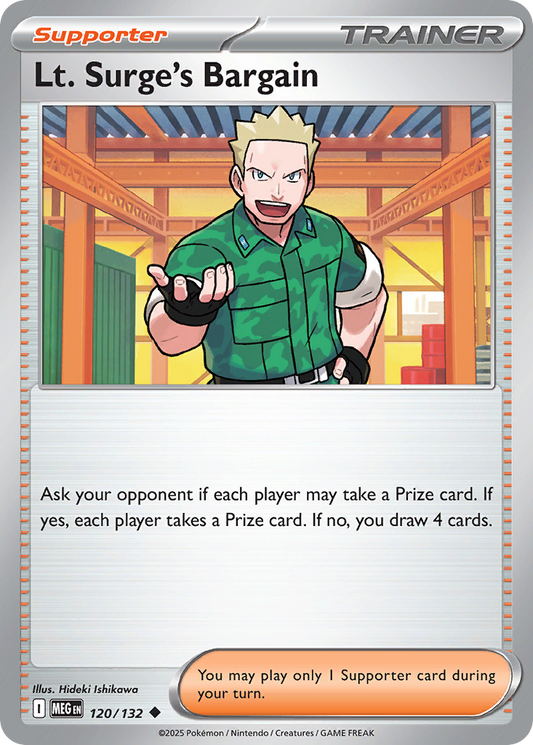 Lt. Surge's Bargain [Mega Evolution-120]