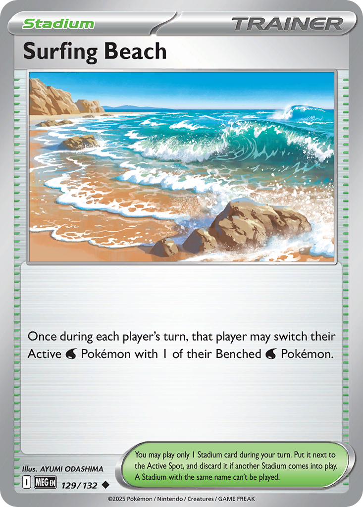 Surfing Beach [Mega Evolution-129]
