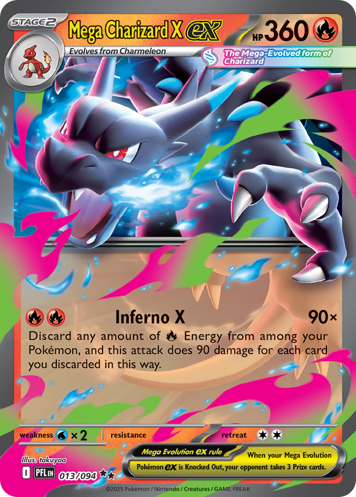 Mega Charizard X ex [Phantasmal Flames-13]