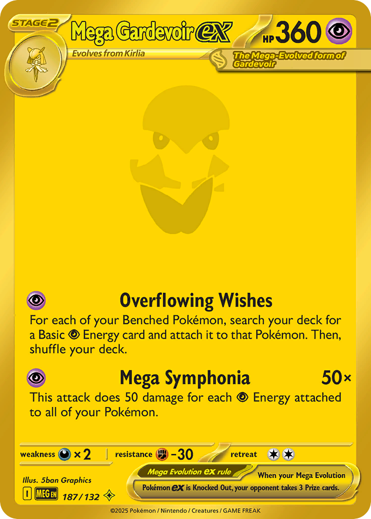 Mega Gardevoir ex [Mega Evolution-187]