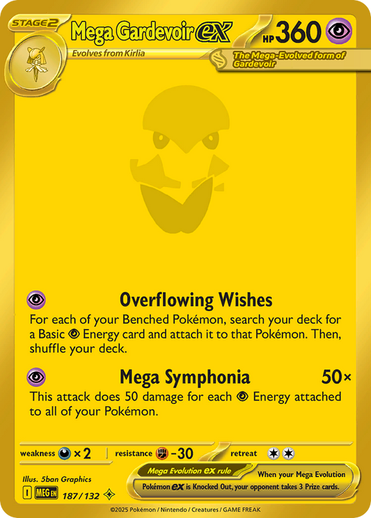 Mega Gardevoir ex [Mega Evolution-187]