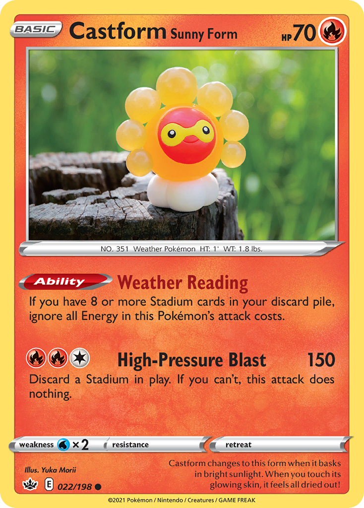 Castform Sunny Form [Chilling Reign-22]