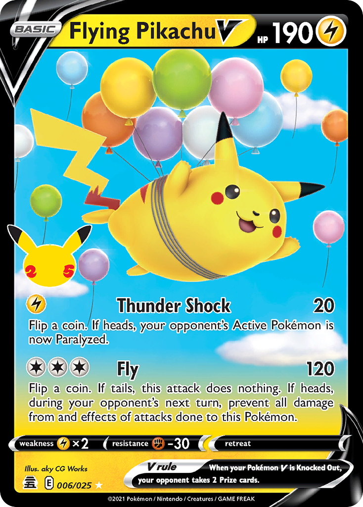 Flying Pikachu V [Celebrations-6]
