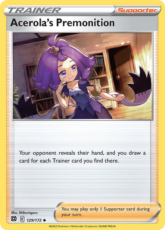 Acerola's Premonition [Brilliant Stars-129]