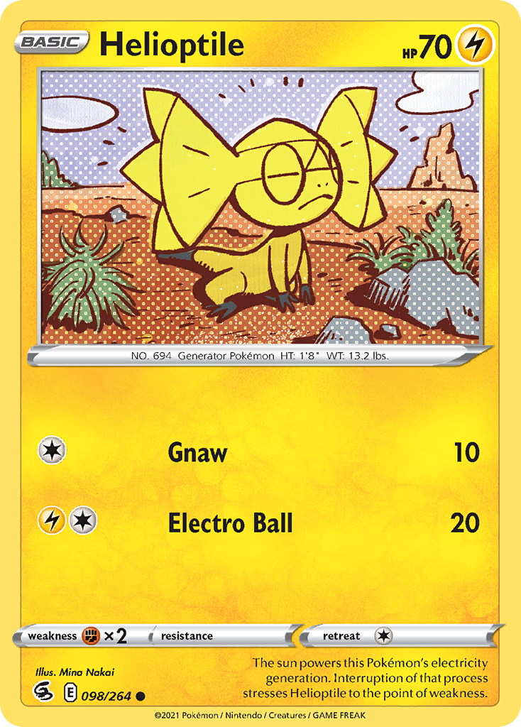 Helioptile [Fusion Strike-98]