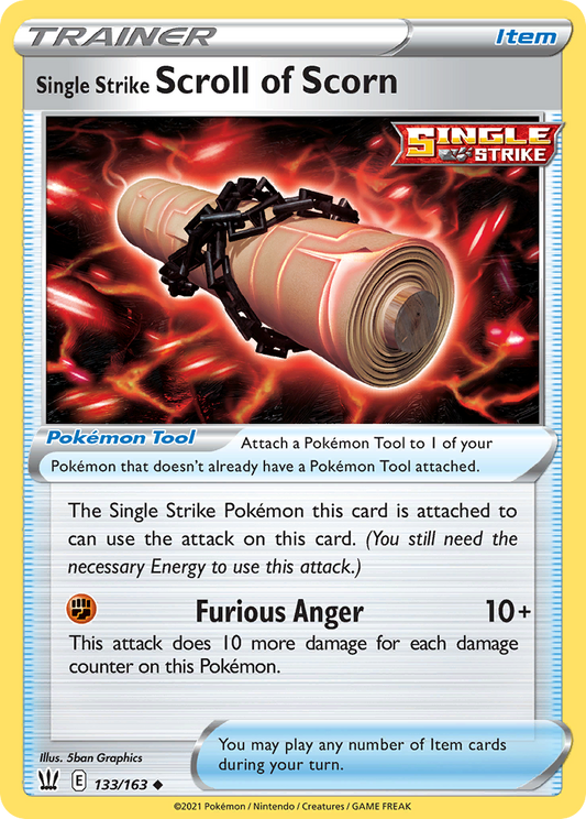 Single Strike Scroll of Scorn [Battle Styles-133]