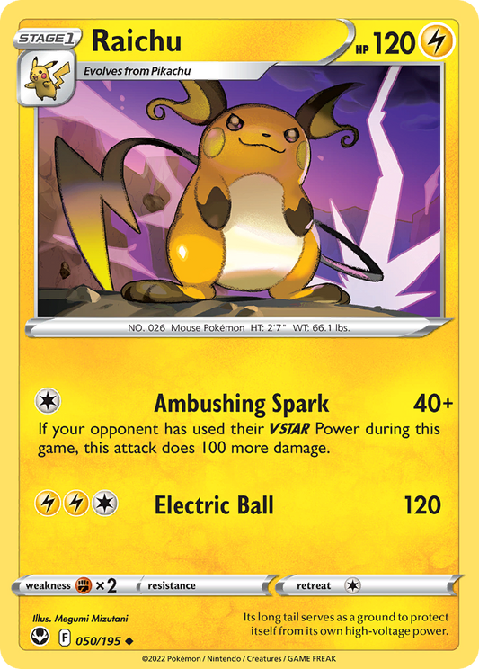 Raichu [Silver Tempest-50]