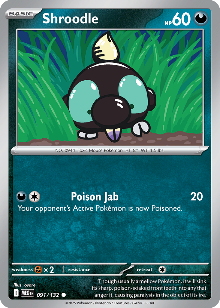 Shroodle [Mega Evolution-91]