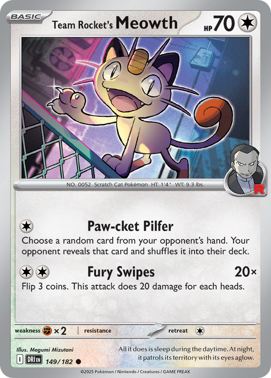 Team Rocket's Meowth [Destined Rivals-149]
