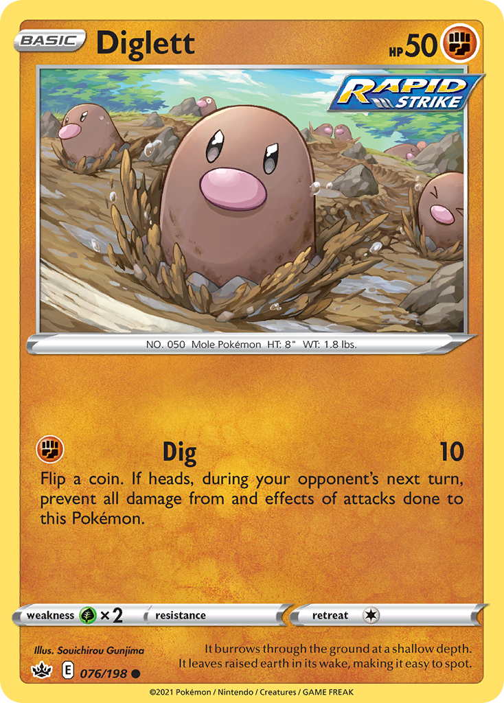 Diglett [Chilling Reign-76]