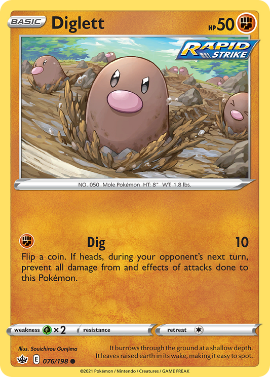 Diglett [Chilling Reign-76]