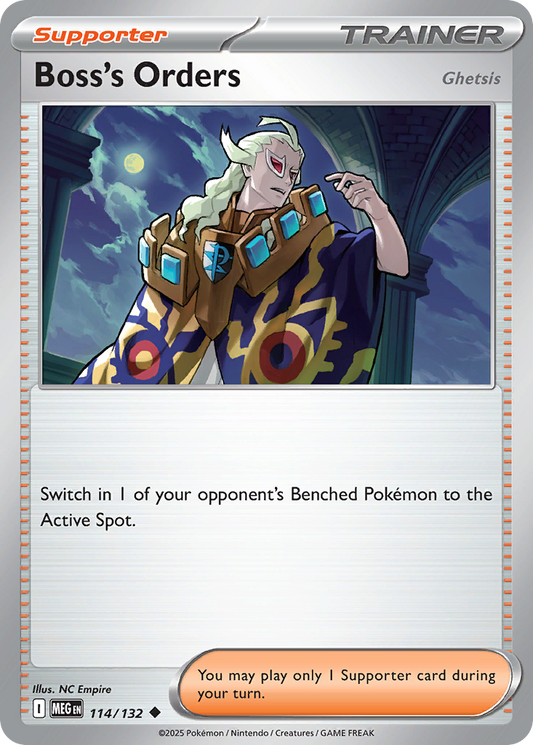 Boss's Orders [Mega Evolution-114]