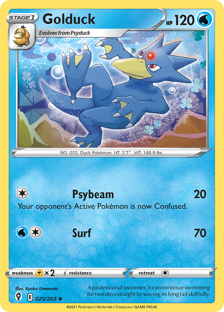 Golduck [Evolving Skies-25]
