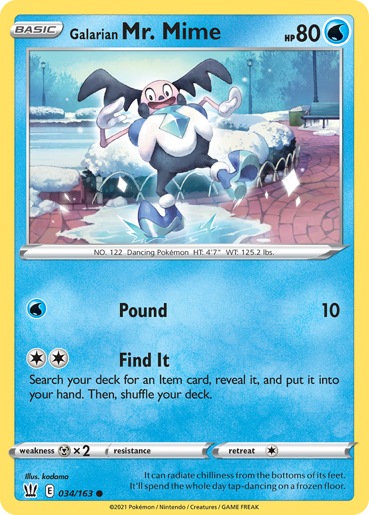 Galarian Mr. Mime [Battle Styles-34]