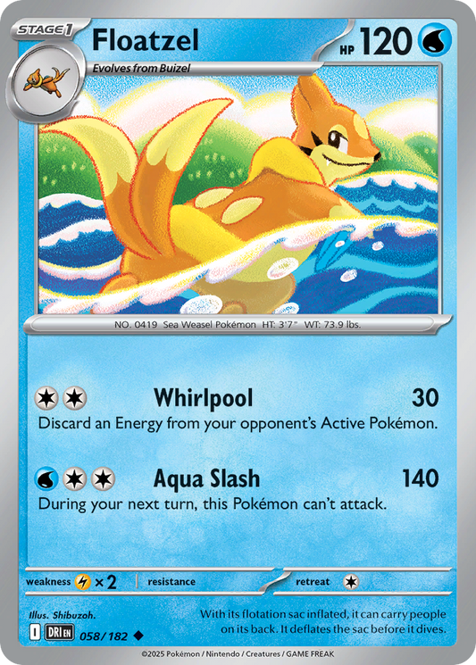 Floatzel [Destined Rivals-58]