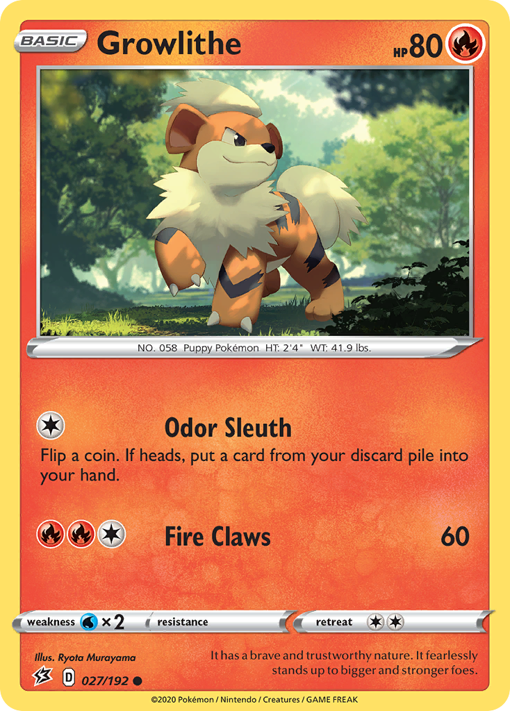 Growlithe [Rebel Clash-27]