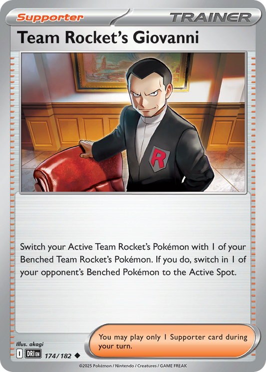 Team Rocket's Giovanni [Destined Rivals-174]